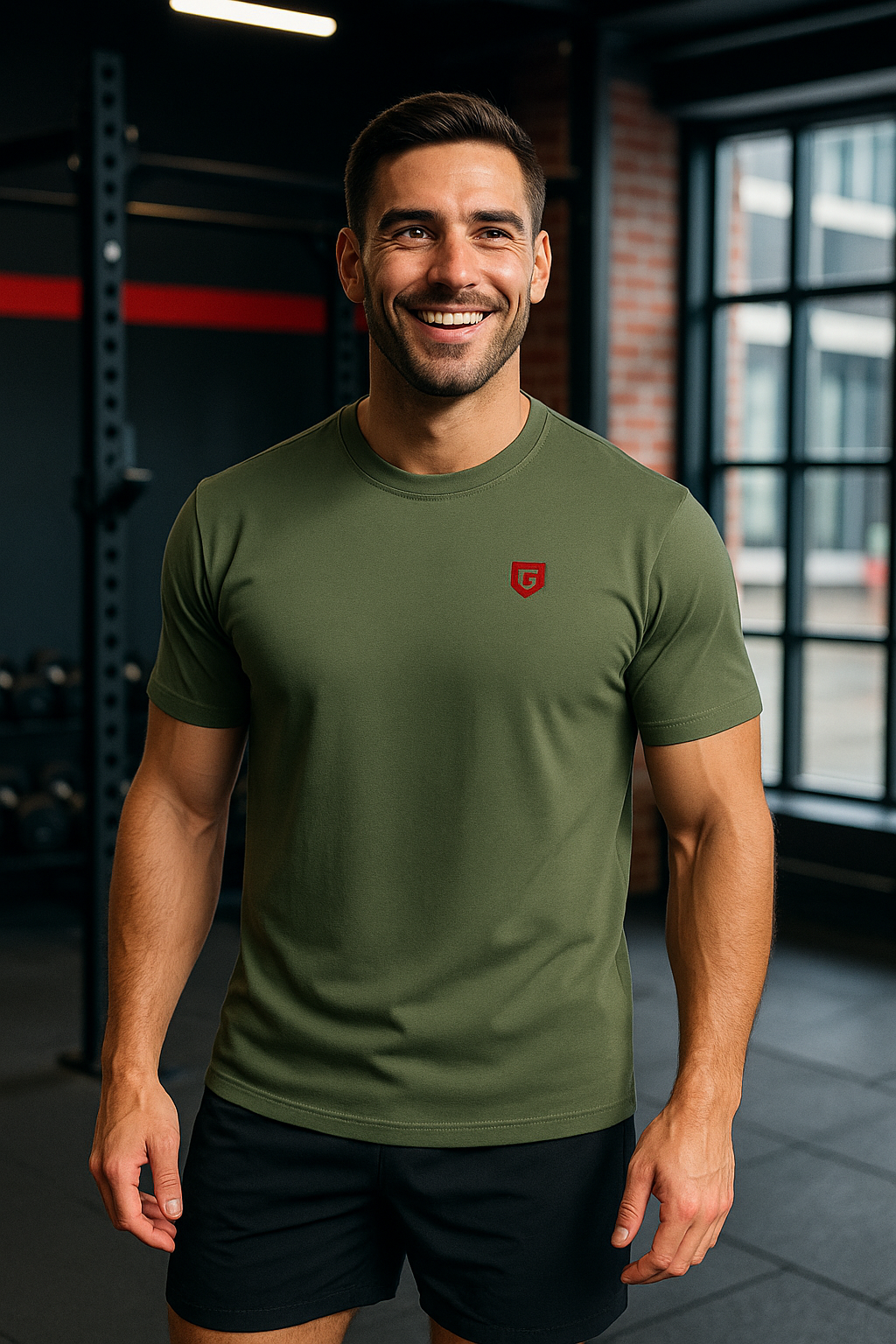 Men's Activewear Just Cool T-Shirt, Moisture-Wicking Workout Tee, Athletic Gym Top, Lightweight Training Shirt for Running & Fitness, GAFFA