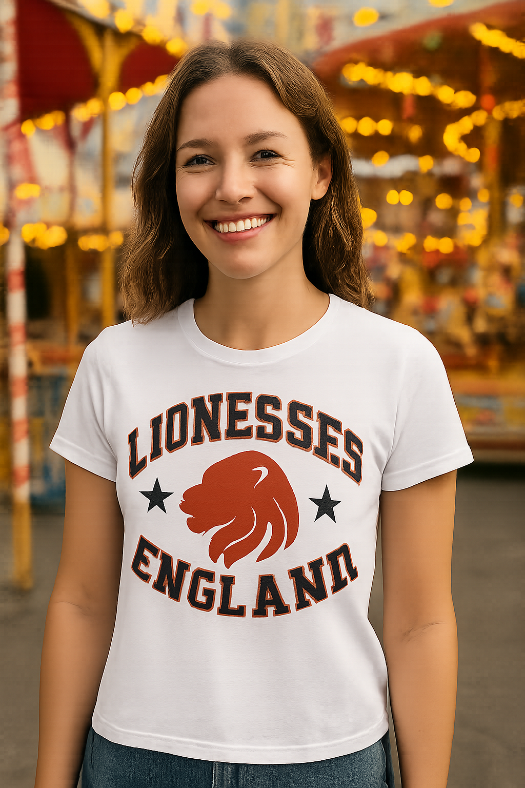 Retro Lionesses T-Shirt Women’s, Limited Edition England Football Tee, Vintage Euro 2025 Fan Shirt, Women’s Soccer Supporter Gift